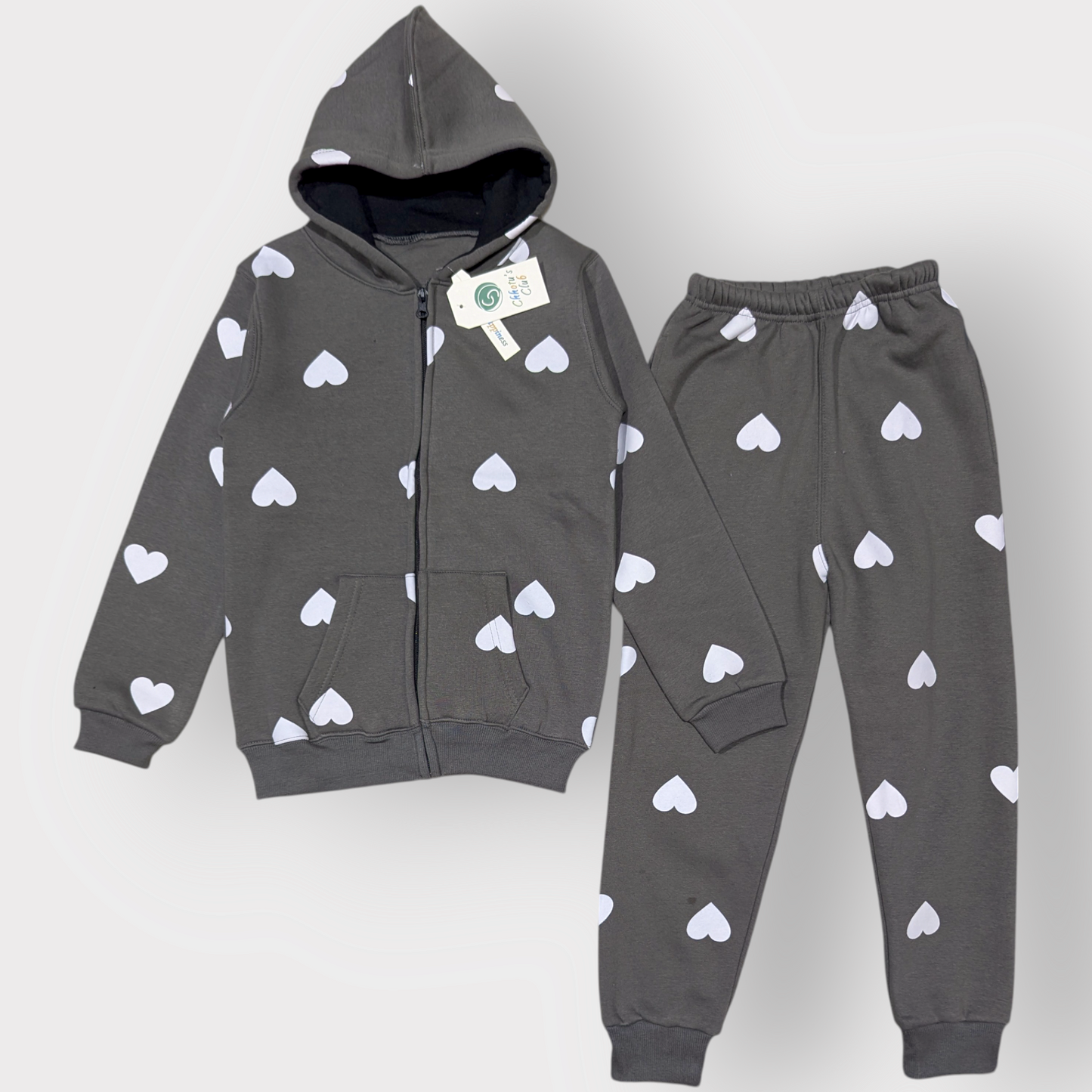 Heart Pop Hoodie Tracksuit