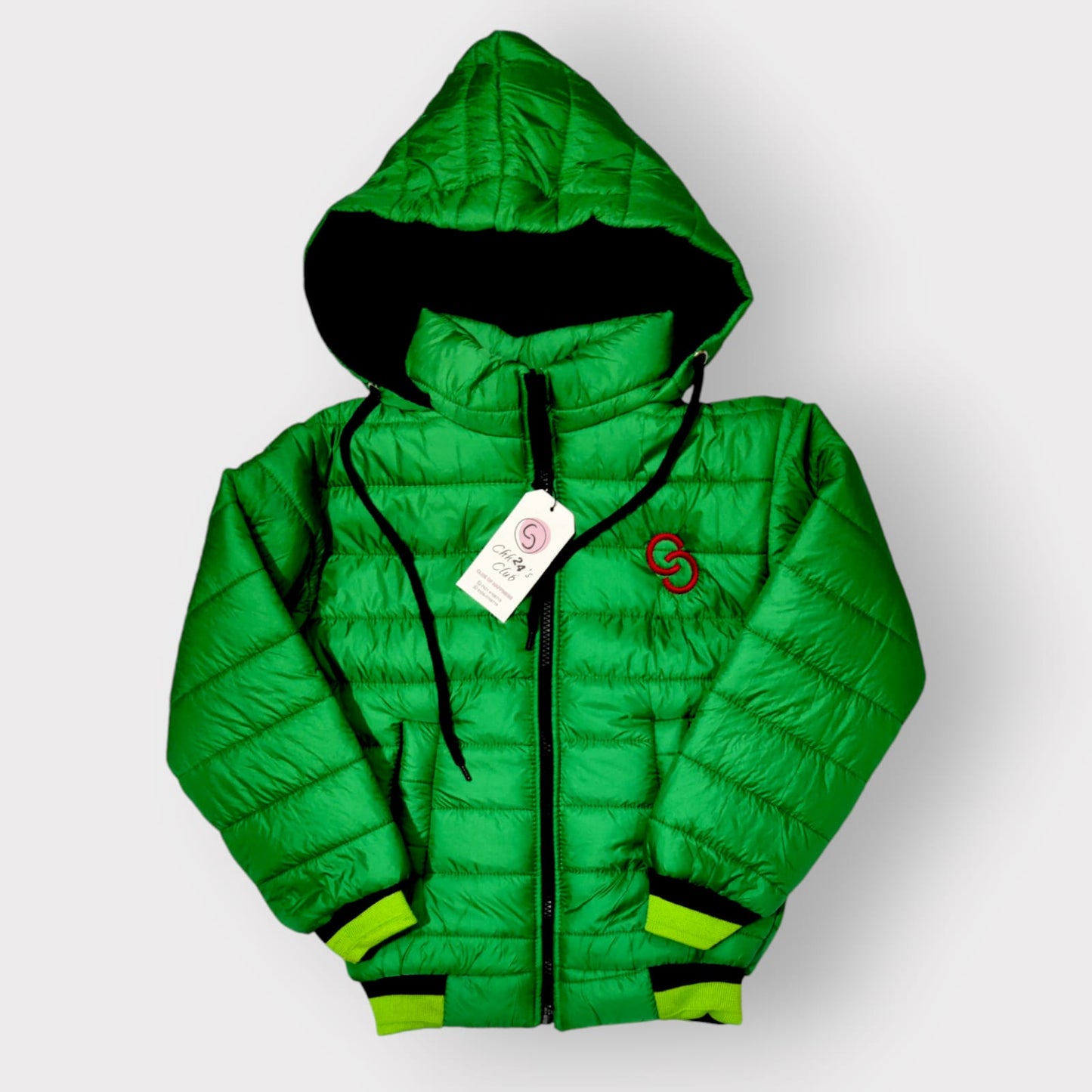 Chhotu Club Ultra-Warm Yellow Puffer Jacket for Kids