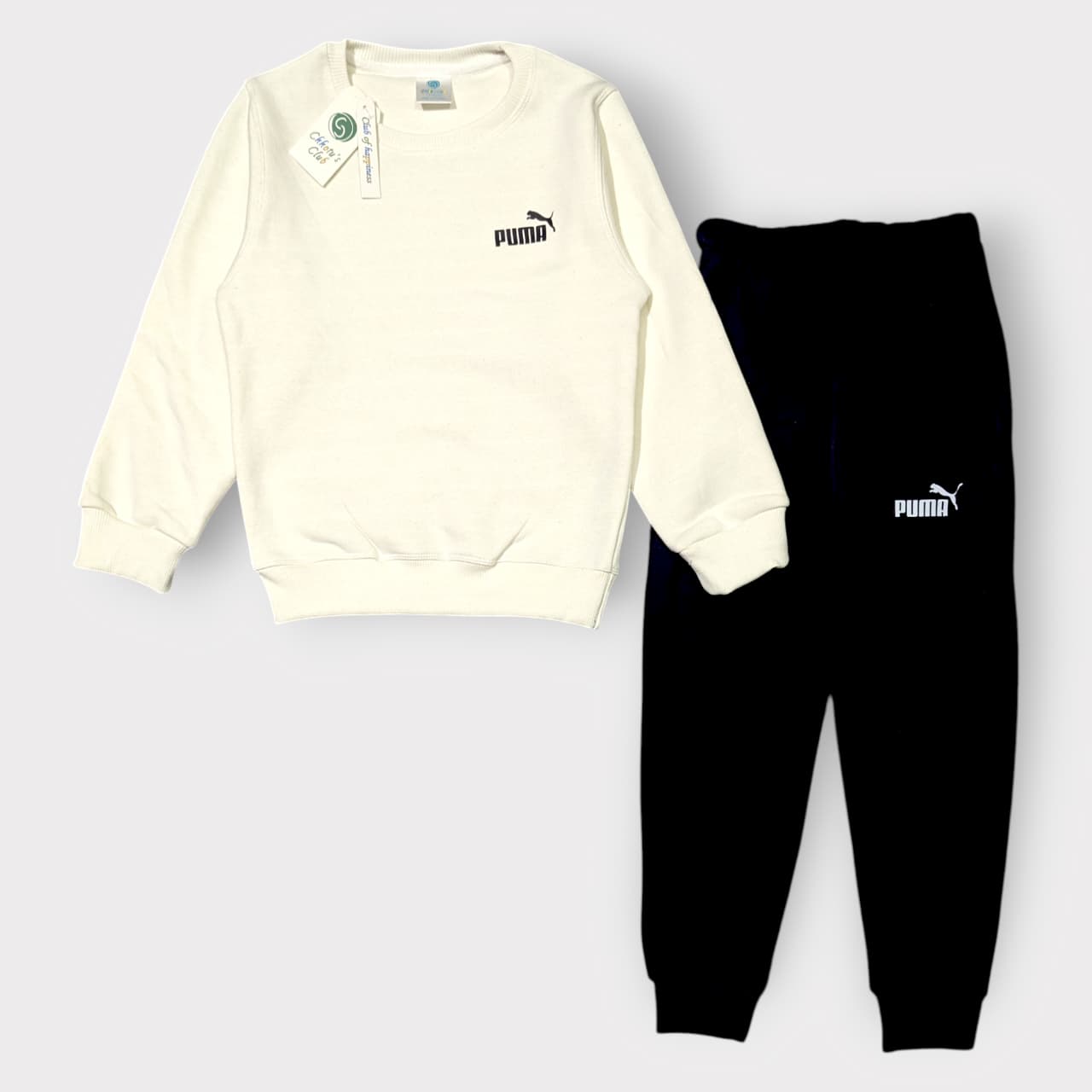 Kids’ Sporty Logo Sweatshirt & Jogger Set