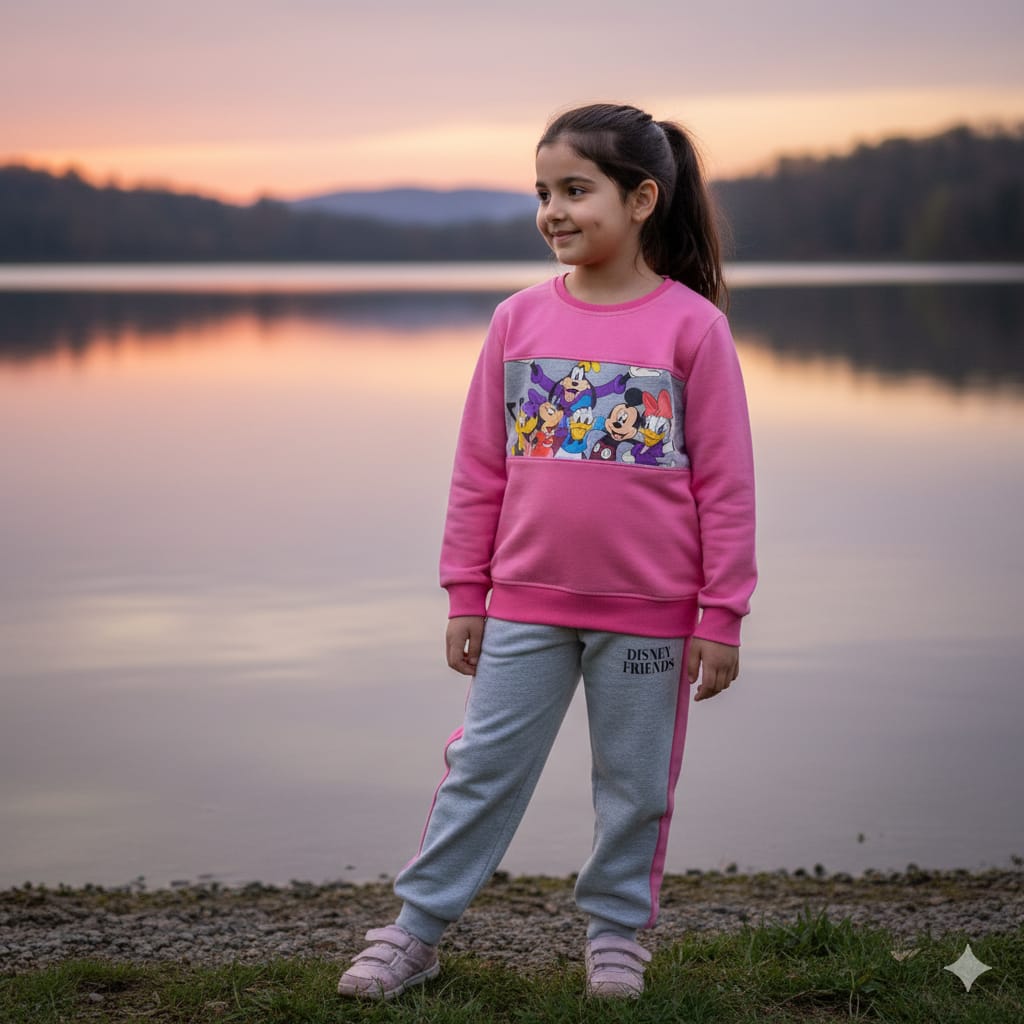 Disney Friends Sweatshirt & Jogger Set