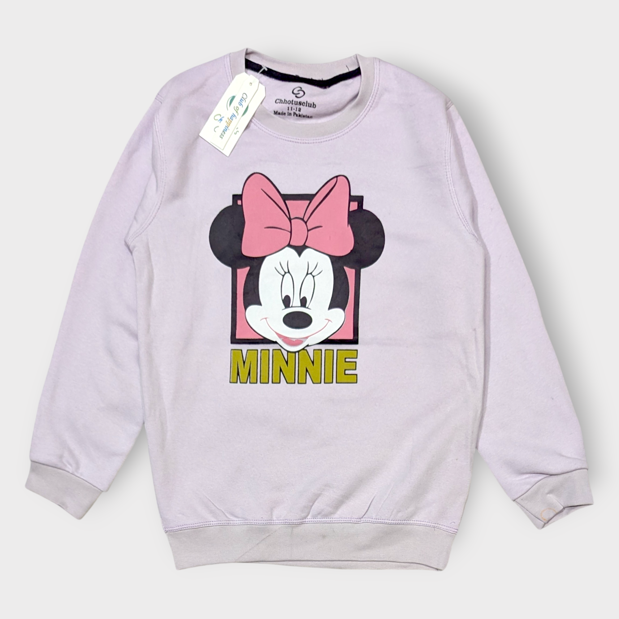 Minnie Mouse Pastel Lilac Kids Sweatshirt