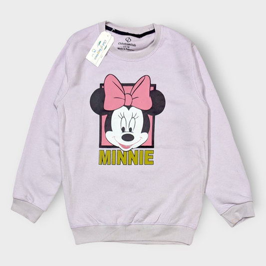 Minnie Mouse Pastel Lilac Kids Sweatshirt