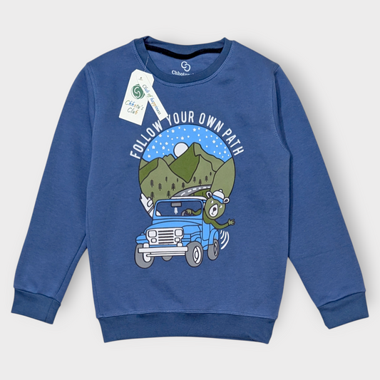 Follow Your Own Path" Adventure Sweatshirt
