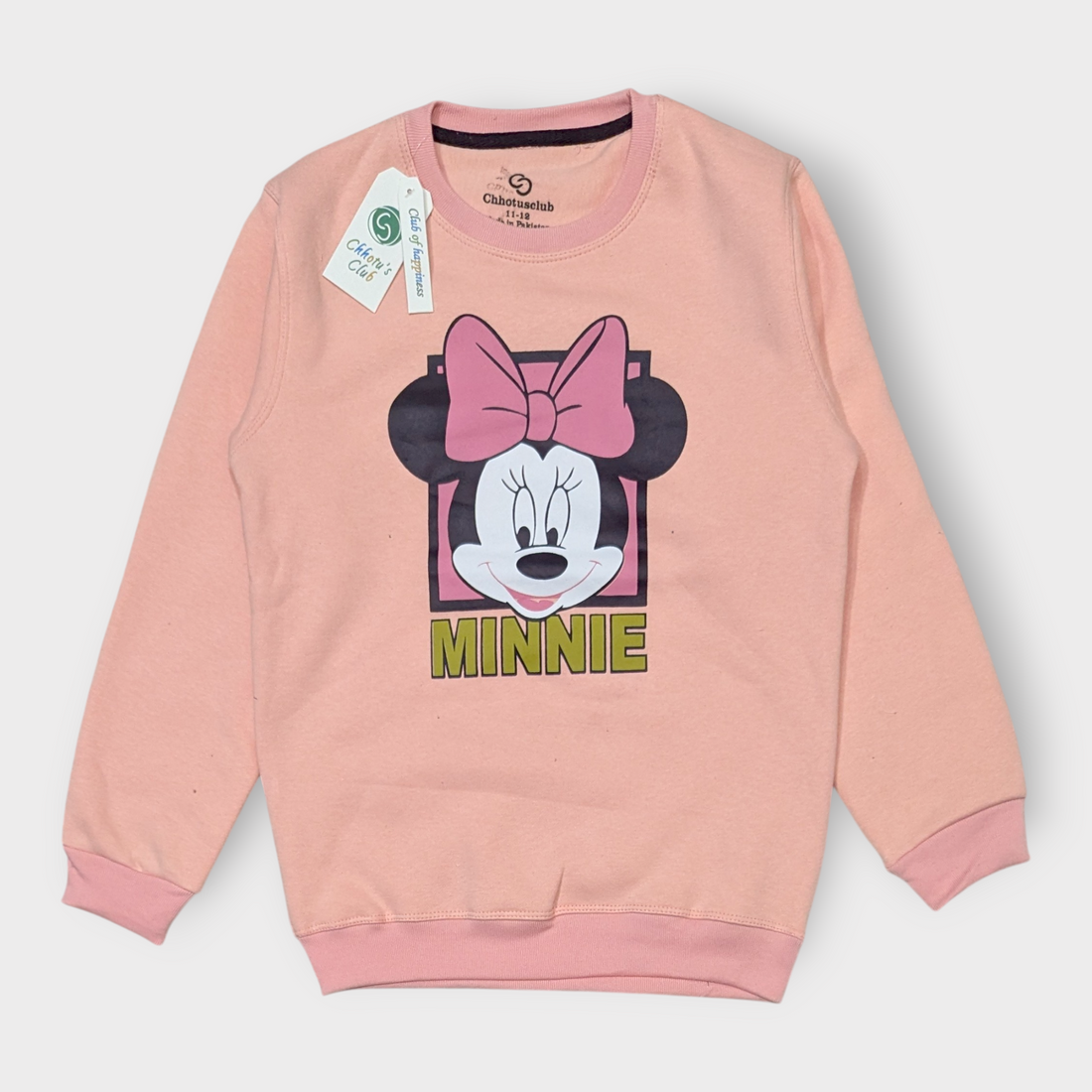 Minnie Mouse Pastel Lilac Kids Sweatshirt