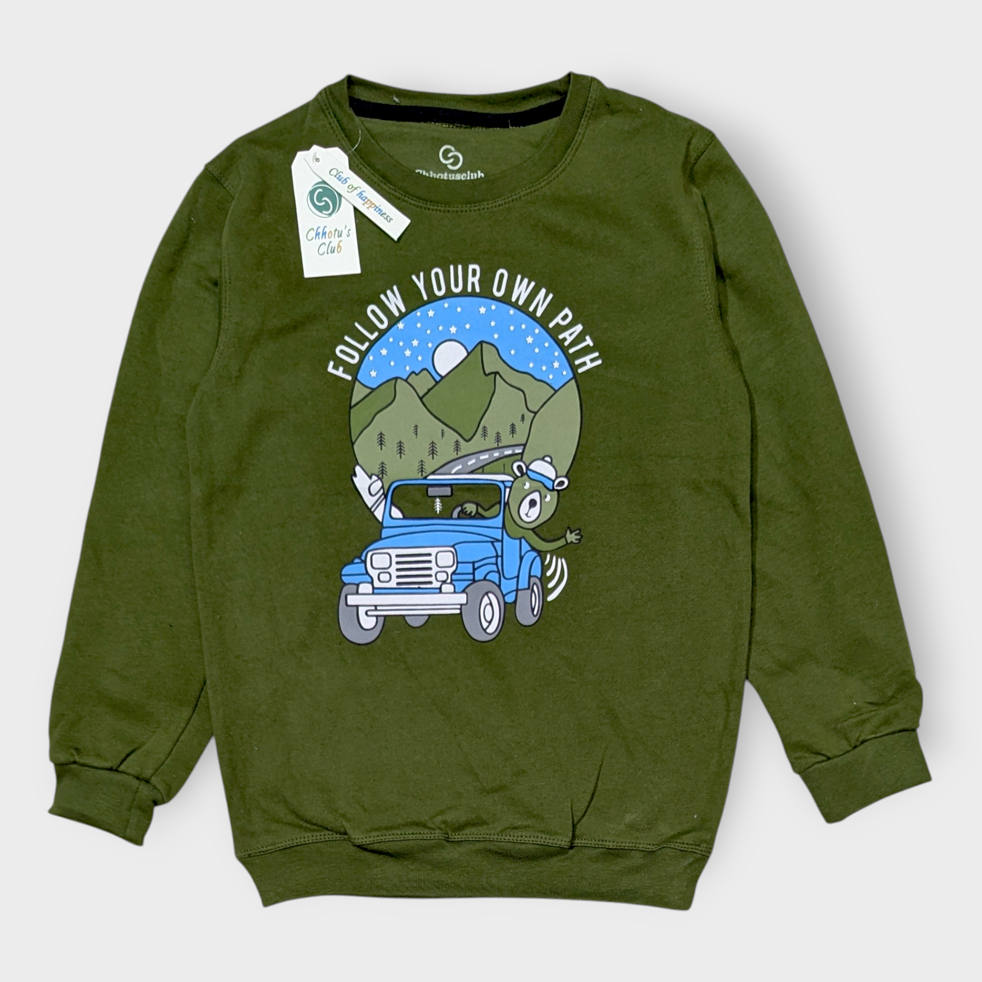 Follow Your Own Path" Adventure Sweatshirt