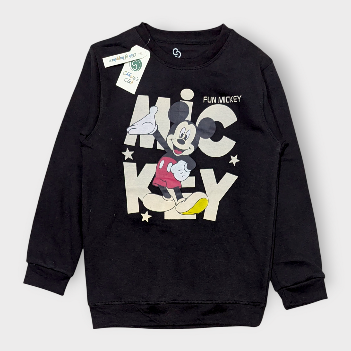 Fun Mickey Mouse Kids Sweatshirt