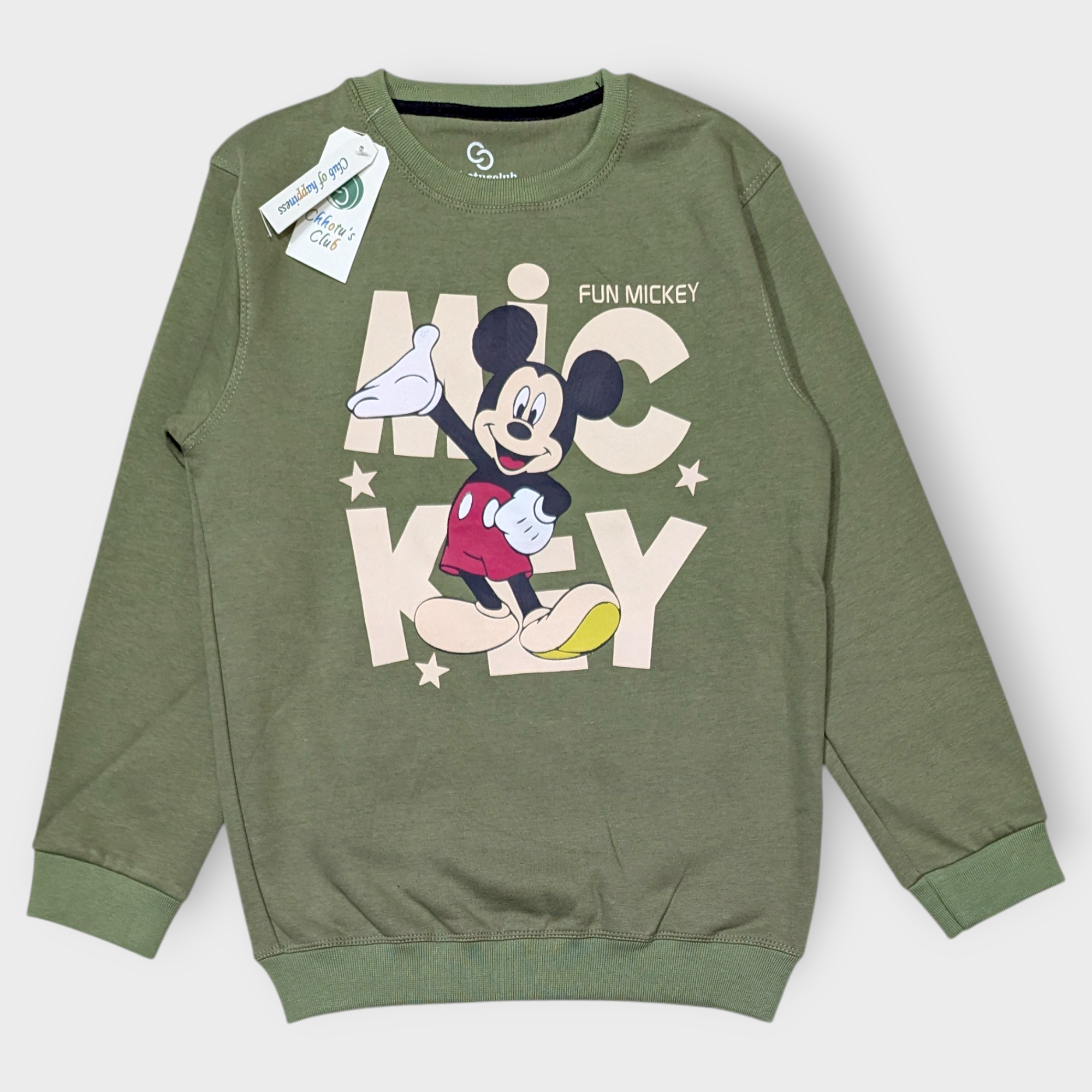 Fun Mickey Mouse Kids Sweatshirt