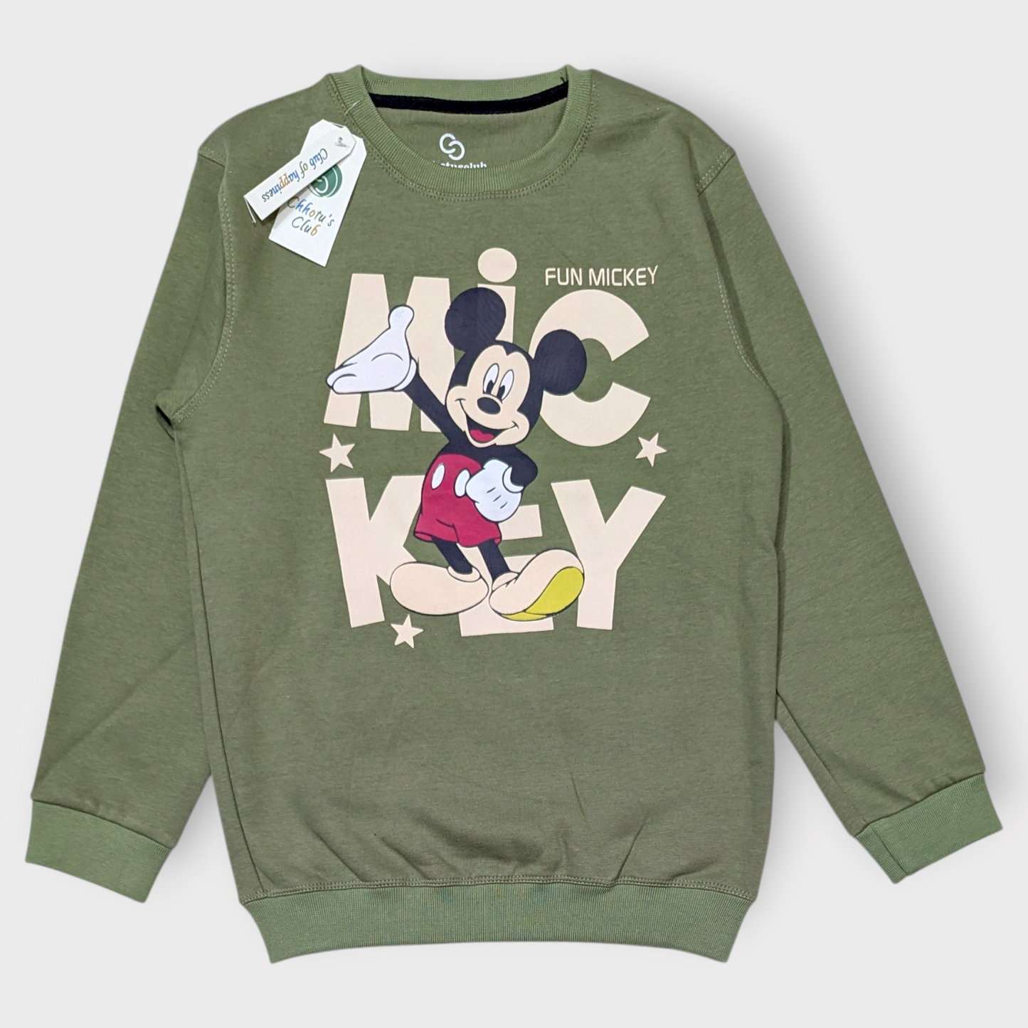 Fun Mickey Mouse Kids Sweatshirt