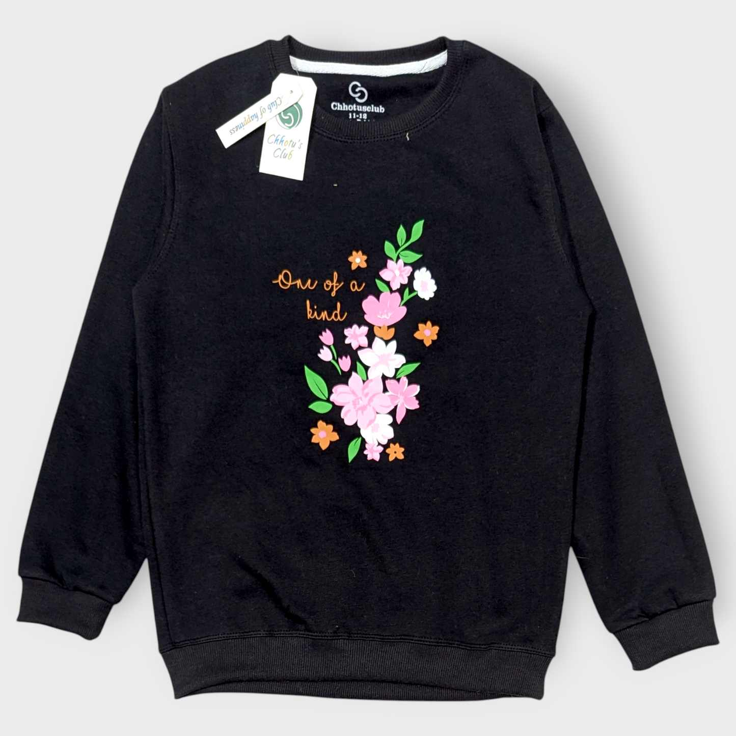 One of a Kind Floral Sweatshirt