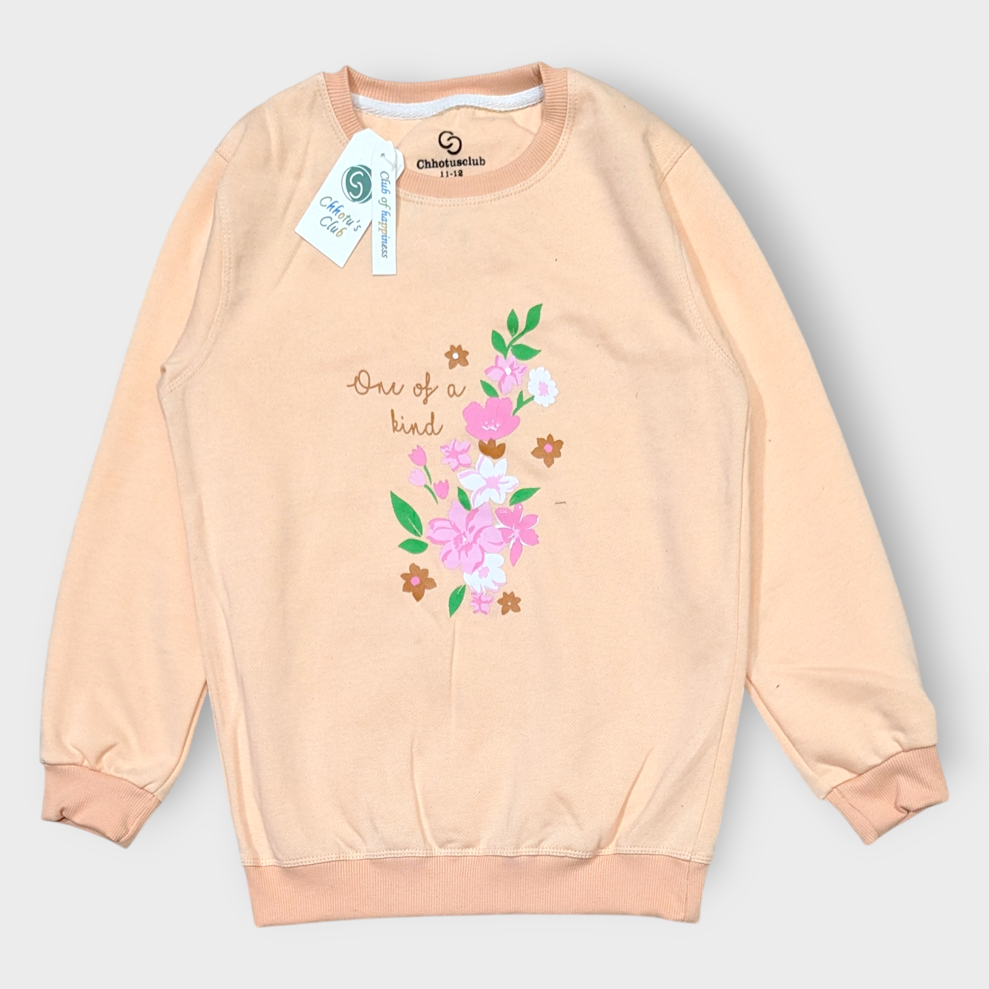One of a Kind Floral Sweatshirt