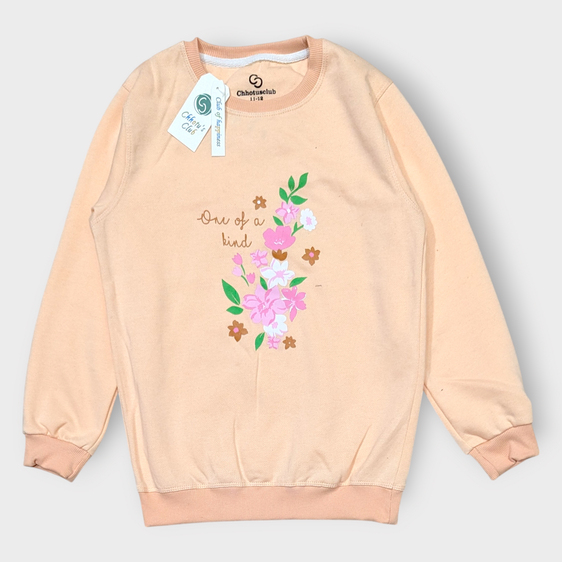 One of a Kind Floral Sweatshirt