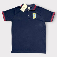 Boys' Navy Blue Polo T-Shirt – Beacon Print Casual Summer Tee