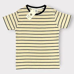 Kids Striped T-Shirt – Casual Crew Neck Tee
