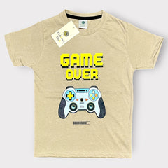 Kids Game Over Graphic T-Shirt – Casual Gamer Tee