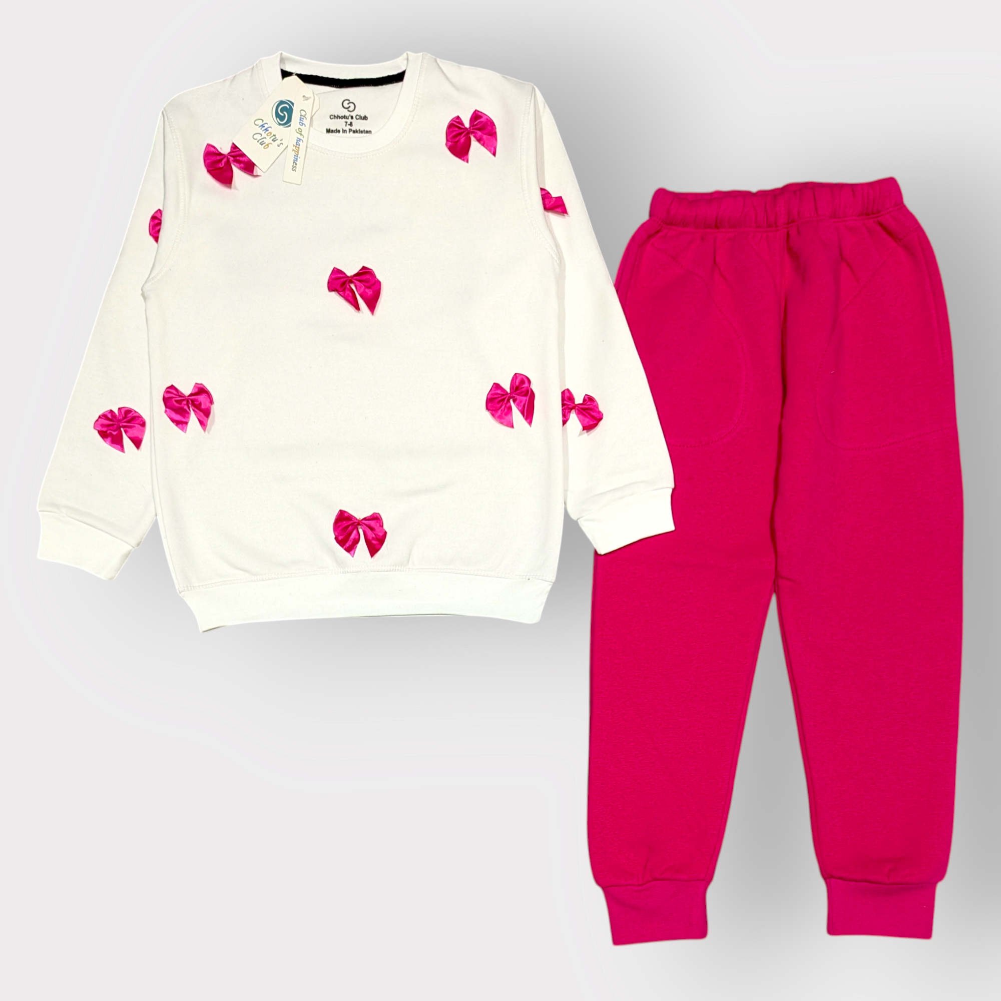 Pretty Bow Set – White or Black