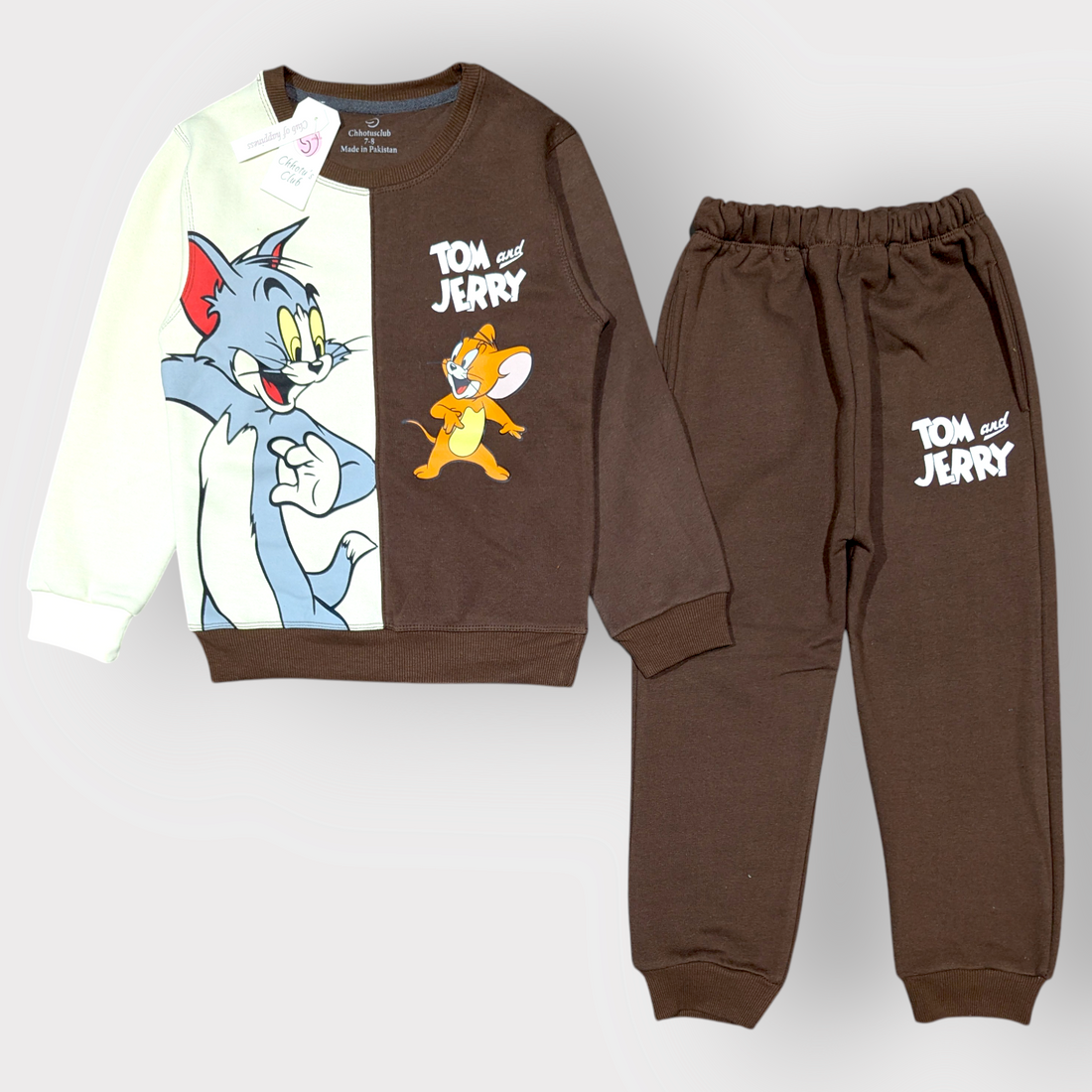 Tom & Jerry Kids Sweater & Joggers Set