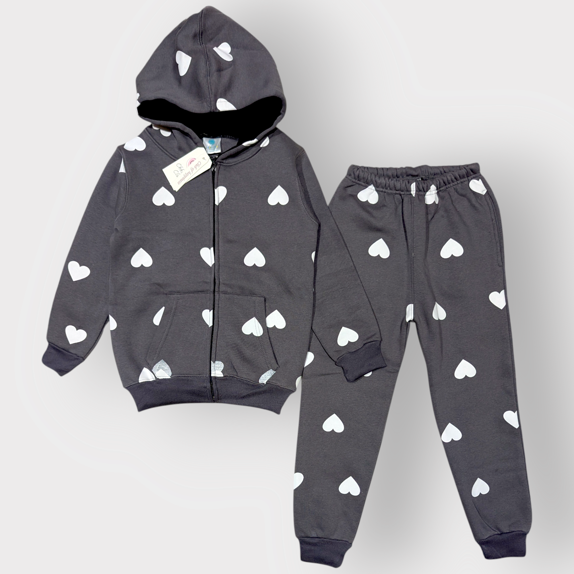 Heart Pop Hoodie Tracksuit