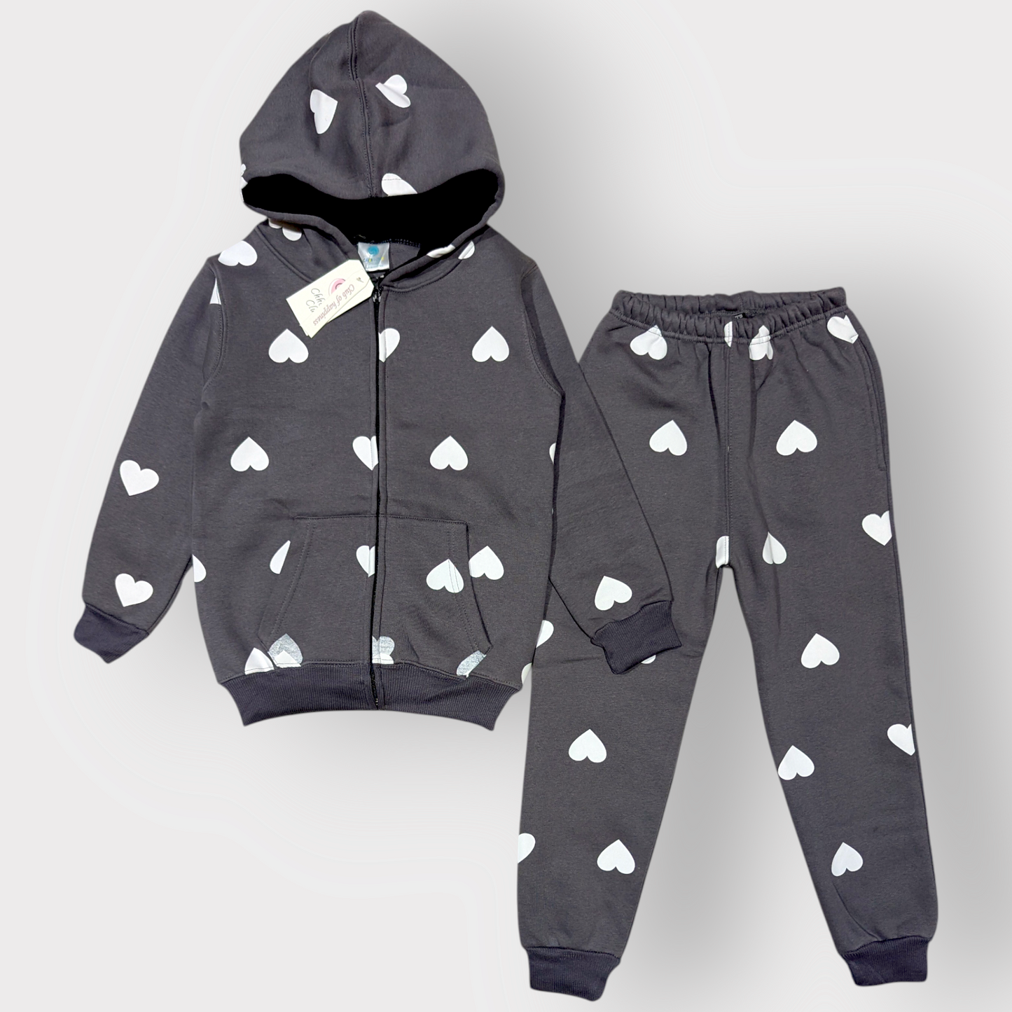 Heart Pop Hoodie Tracksuit