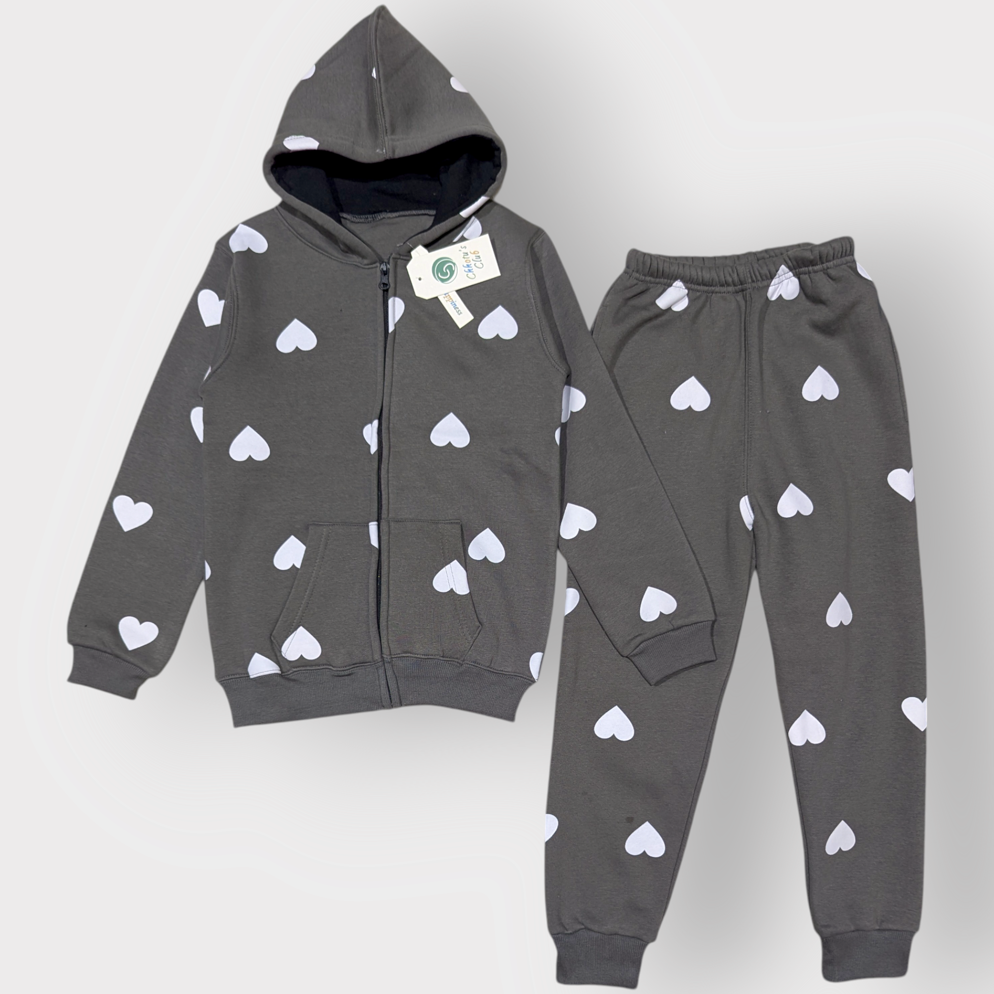 Heart Pop Hoodie Tracksuit
