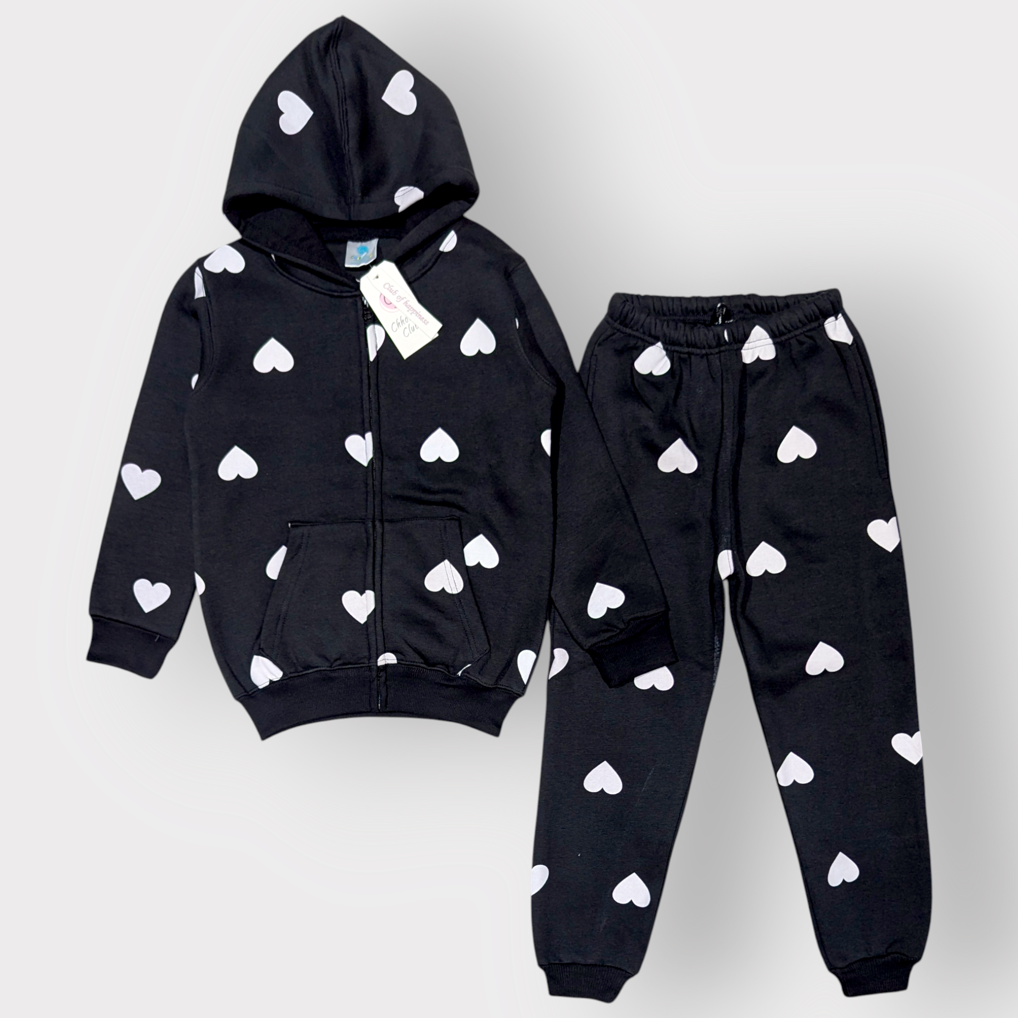 Heart Pop Hoodie Tracksuit