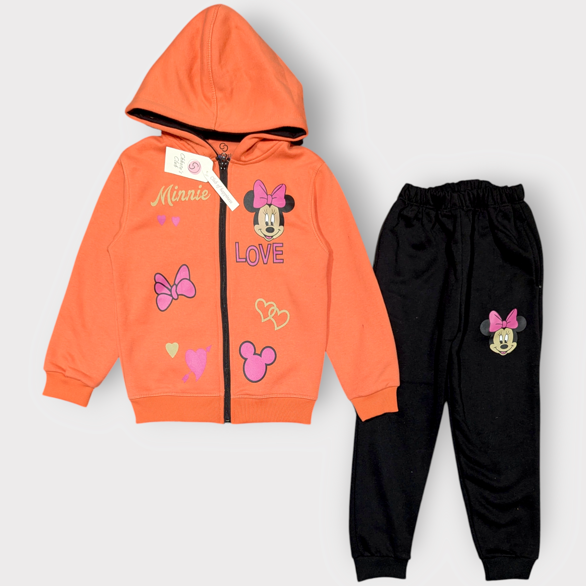 Minnie Mouse Kids Hoodie & Jogger Set