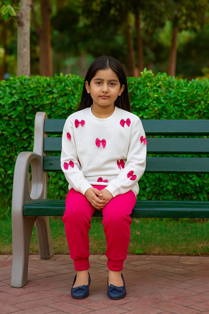 Pretty Bow Set – White or Black