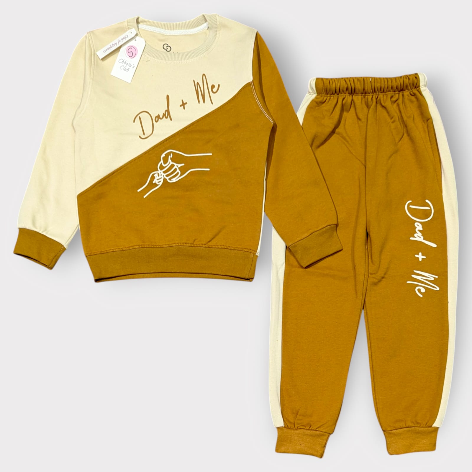 Dad + Me Matching Sweatshirt and Jogger Set