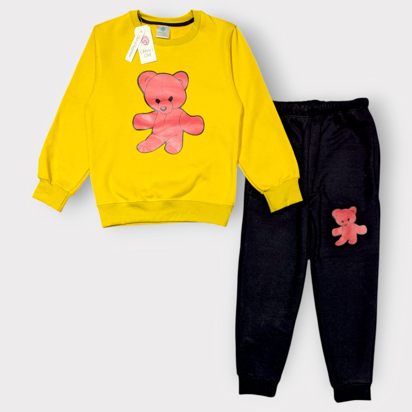 Kids’ Teddy Bear Sweatshirt & Jogger Set
