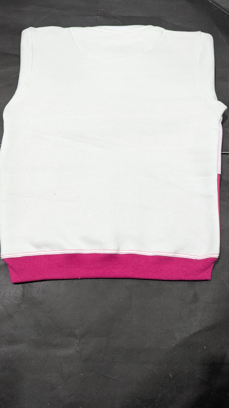 Pink Heart Color Block Sweatshirt and Jogger Set