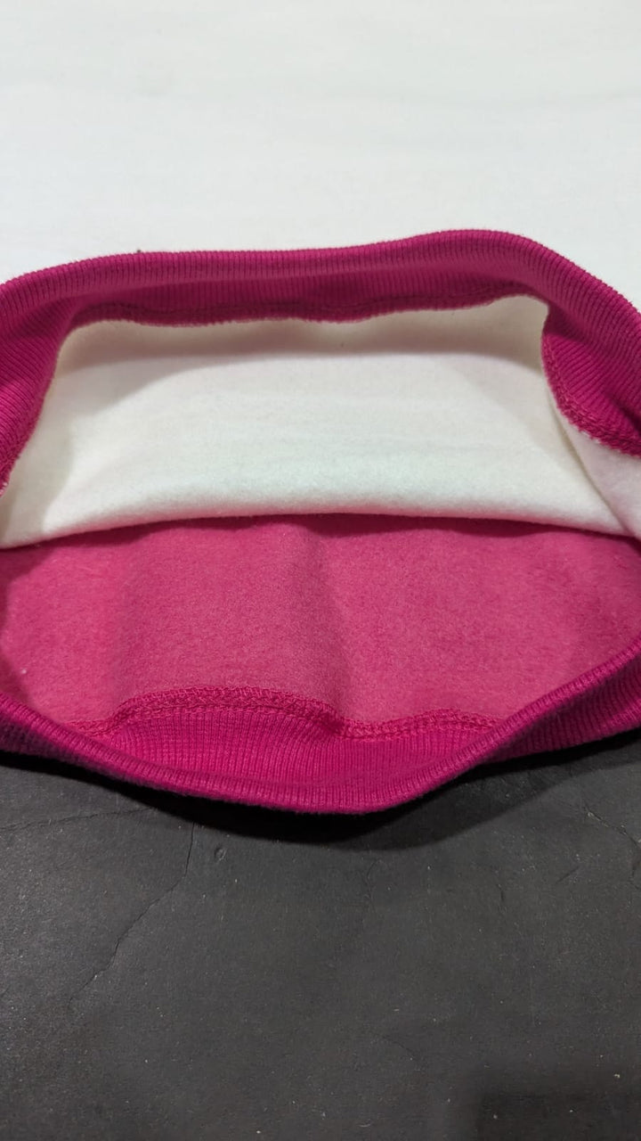 Pink Heart Color Block Sweatshirt and Jogger Set