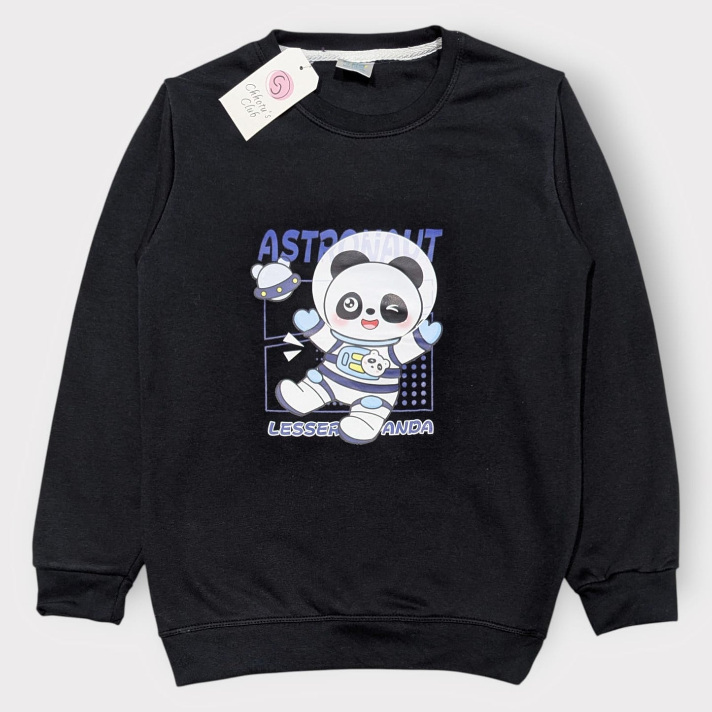 Astronaut Panda Kids Sweatshirt