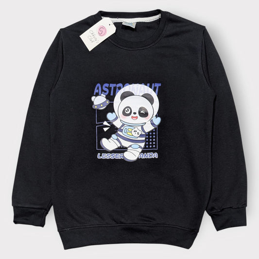 Astronaut Panda Kids Sweatshirt