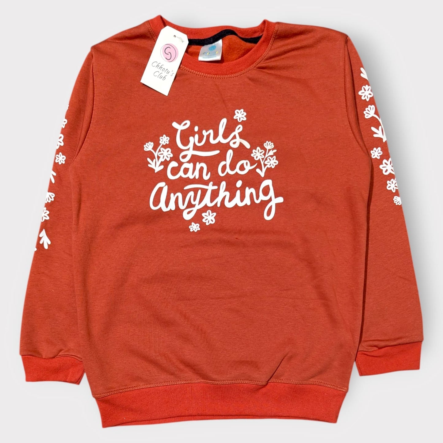 Girls Can Do Anything Casual Sweatshirt