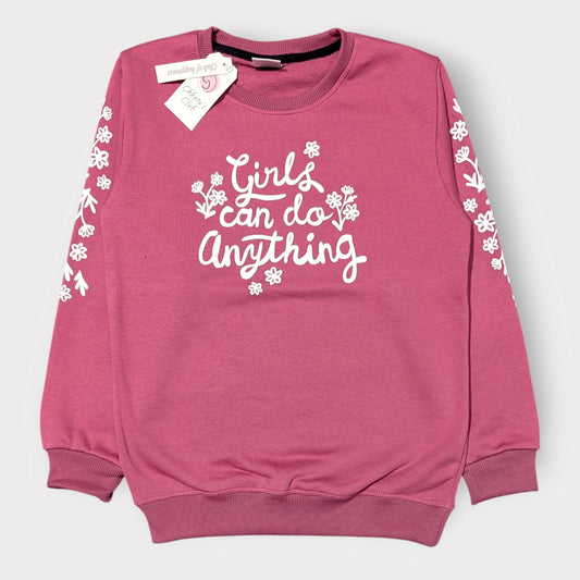 Girls Can Do Anything Casual Sweatshirt